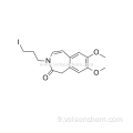 CAS 148870-57-9,7,8-diméthoxy-3- (3-iodopropyl) -1,3-dihydro-2H-3-benzazepin-2-one [Interprétaux d'hydrochlorure d'Ivabradine]